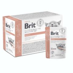 Brit GF Veterinary Diet Cat Gravy Renal (Sobres) - 85 gr x 12