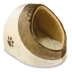 Höhle für Katzen „Dream“ 41x42x26 cm Beige-Braun Arquivet