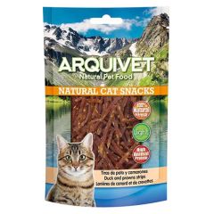 Snack Katzen - Ente und Shrimps - 50 g Arquivet