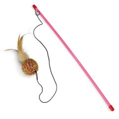 Stock rosa mit Ball in Blau Arquivet