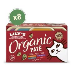 Lily's Kitchen Organic Paté Selection Multipack 8X85 Gr (Lieferung 3 - 5 Tages)