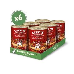 Lily's Kitchen Beef Goulash Tin 6X400 Gr (Lieferung 3 - 5 Tages)