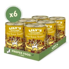 Lily's Kitchen Great British Breakfast Tin 6X400 Gr (Lieferung 3 - 5 Tages)