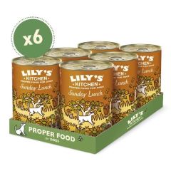 Lily's Kitchen Sunday Lunch Tin 6X400 Gr (Lieferung 3 - 5 Tages)