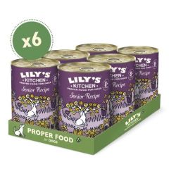 Lily's Kitchen Senior Recipe Tin 6X400 Gr (Lieferung 3 - 5 Tages)