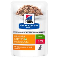 Hill's Feline C/D Urinary Stress + Metabolic (Beutel)