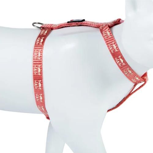 Reflektierender Katzenharness Freecat Rosa 10 mm x 19/30 cm