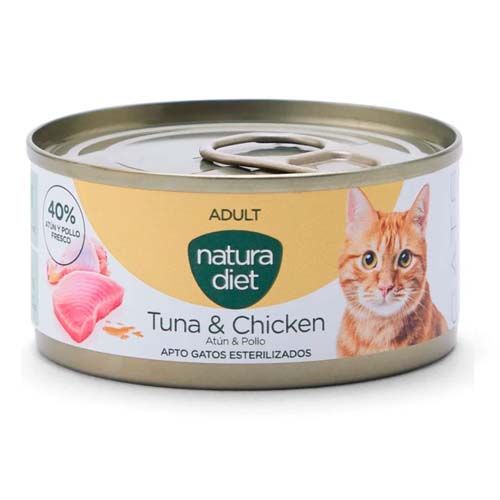 Natura Diet Cat Adult Tuna & Chicken (Dosen) - 24 x 85 gr