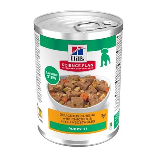 Hill's Science Plan Puppy Hühner-Gemüse-Eintopf (Dosen) - 12 x 363 gr