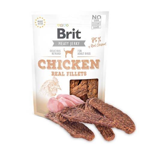Brit Jerky Snack Fillets Chicken - 80 gr