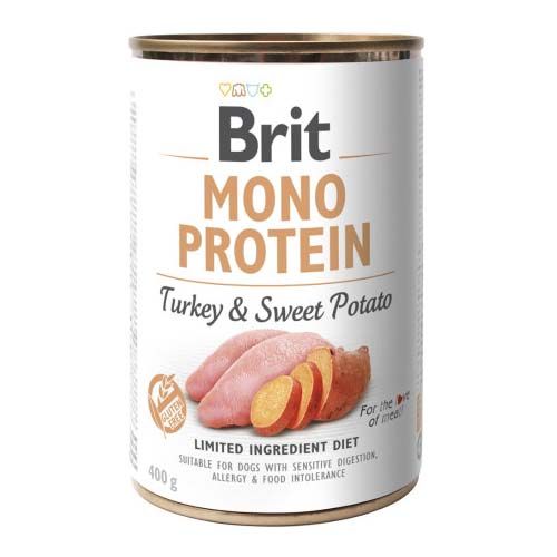 Brit Mono Protein Turkey & Sweet Potato (Dosen) - 6 x 400 gr