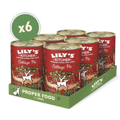 Lily's Kitchen Cottage Pie Tin 6X400 Gr (Lieferung 3 - 5 Tages)