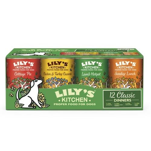 Lily's Kitchen Classic Dinners Multipack 12X400 Gr (Lieferung 3 - 5 Tages)