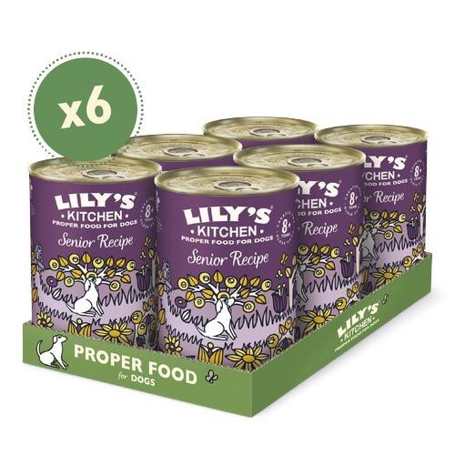 Lily's Kitchen Senior Recipe Tin 6X400 Gr (Lieferung 3 - 5 Tages)