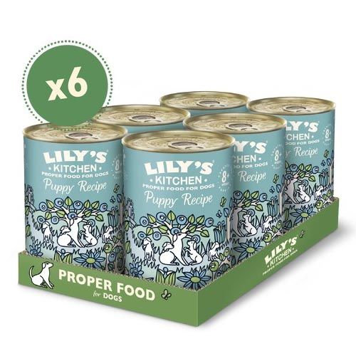 Lily's Kitchen Puppy Recipe With Turkey, Duck & Kale Tin 6X400 Gr (Lieferung 3 - 5 Tages)