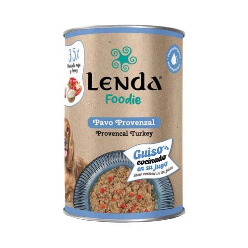 Lenda Dog Foodie Provencal Turkey (Dosen) - 400 gr x 12