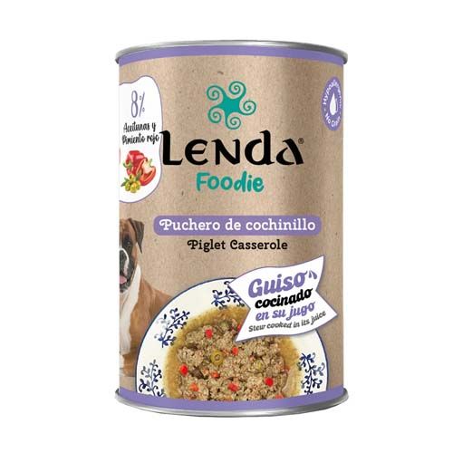 Lenda Dog Foodie Piglet Casserole (Dosen) - 400 gr x 12