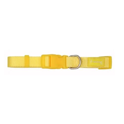 Collar Perro Freedog Nylon Basic Yellow