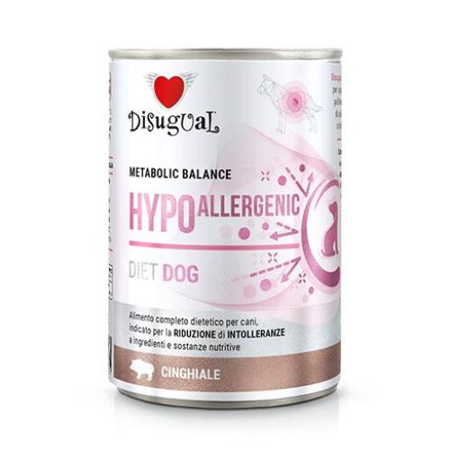 Disugual Dog Diet Hypoallergenic Wild Boar - 6 x 400 gr